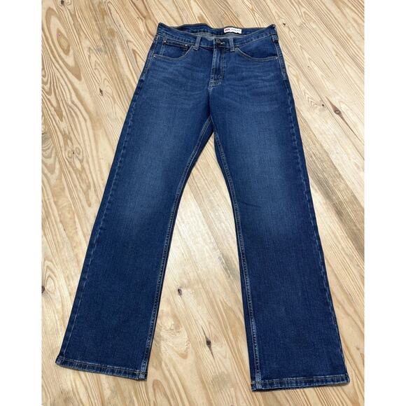 Wrangler Jeans Men’s 30x31 Blue Denim Relaxed Bootcut - Picture 1 of 6